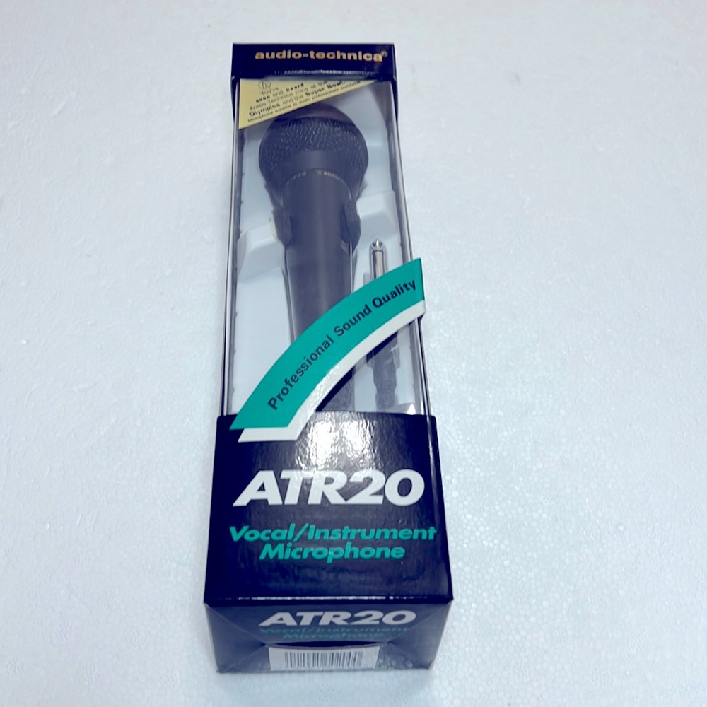NWT AUDIO TECHNICA ATR20 VOCAL/INSTRUMENT MICROPHONE